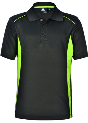Kids CoolDry® Short Sleeve Contrast Interlock Polo (WS-PS79K)