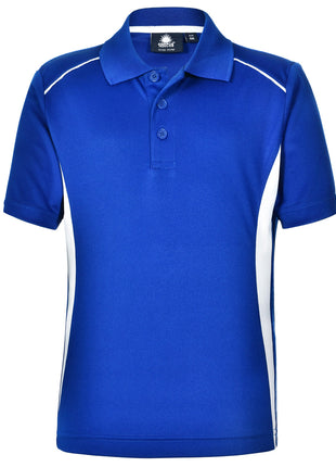 Kids CoolDry® Short Sleeve Contrast Interlock Polo (WS-PS79K)
