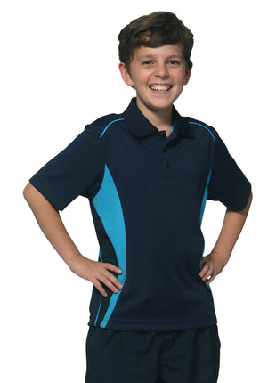 Kids CoolDry® Short Sleeve Contrast Interlock Polo (WS-PS79K)