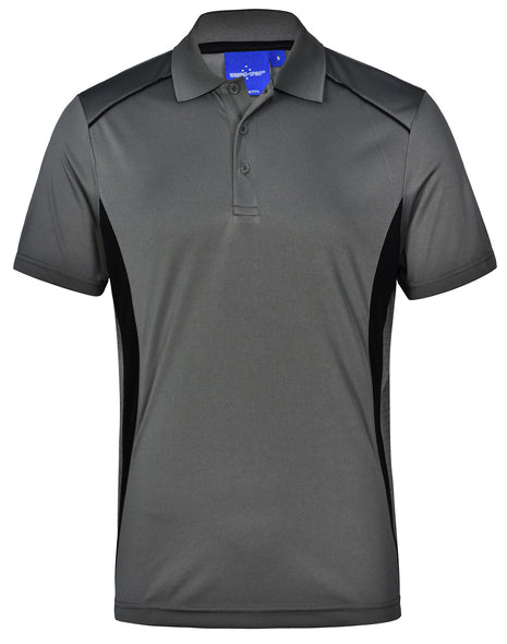 Mens CoolDry® Short Sleeve Contrast Interlock Polo (WS-PS79)