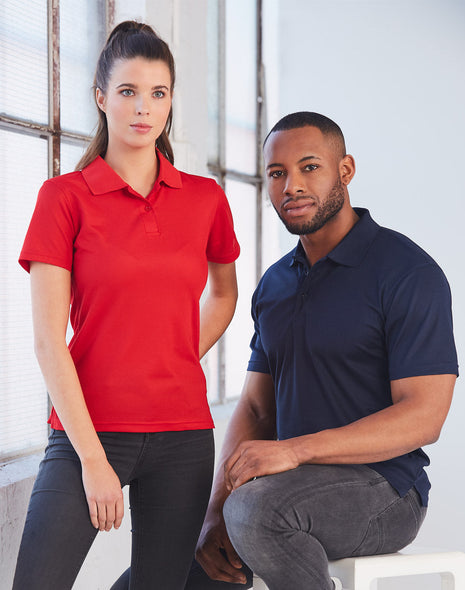 Womens CoolDry® Pique Soild Colour Short Sleeve Polo (WS-PS82)