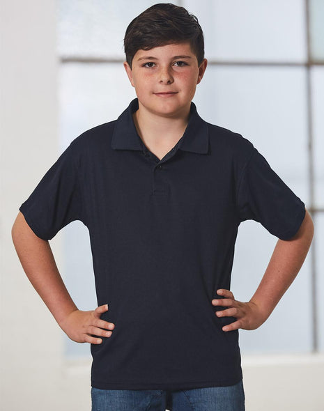 Kids CoolDry® Pique Soild Colour Short Sleeve Polo (WS-PS81K)