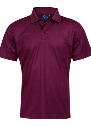 Mens CoolDry® Pique Soild Colour Short Sleeve Polo (WS-PS81)