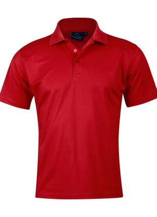 Mens CoolDry® Pique Soild Colour Short Sleeve Polo (WS-PS81)