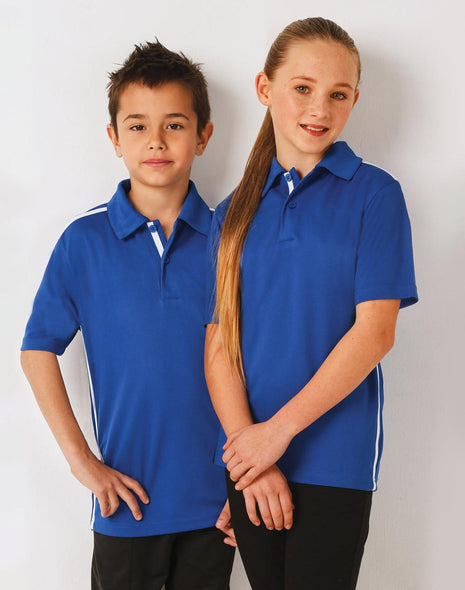 Kids Ultra Dry Short Sleeve Contrast Polo (WS-PS83K)