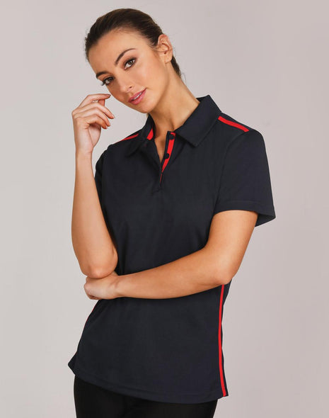Womens RapidCool™ Short Sleeve Contrast Polo (WS-PS84)