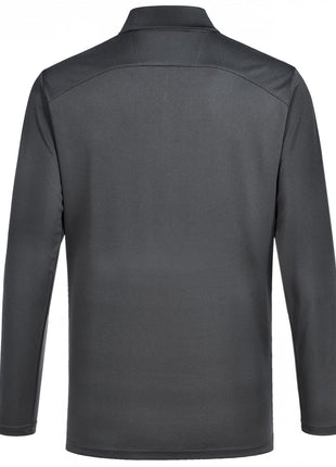 Mens Bamboo Charcoal Long Sleeve Polo (WS-PS89)