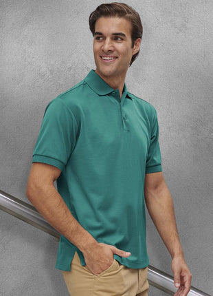 Mens Sustainable Poly / Cotton Corporate Short Sleeve Polo (WS-PS91)