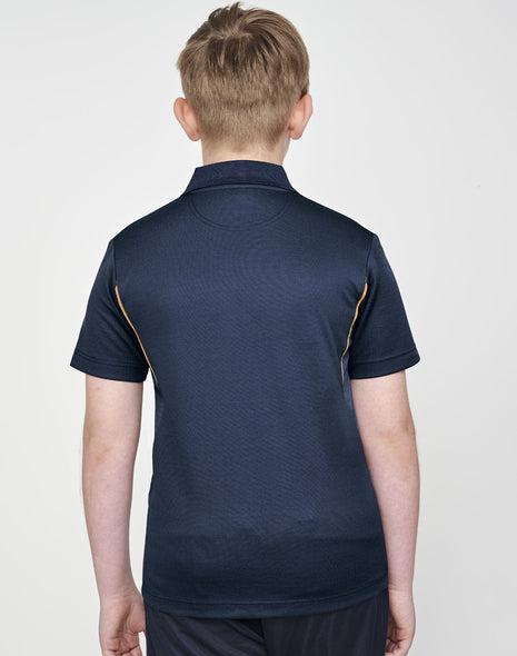 Kids Sustainable Poly / Cotton Contrast Short Sleeve Polo (WS-PS93K)
