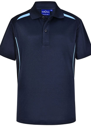 Kids Sustainable Poly / Cotton Contrast Short Sleeve Polo (WS-PS93K)