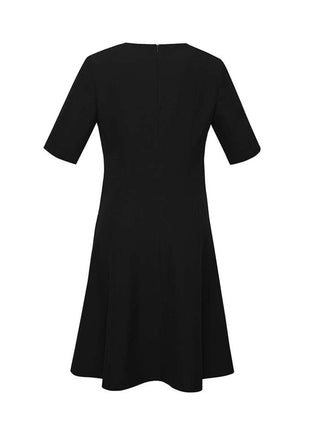 Siena Womens Extended Short Sleeve Mid Dress (BZ-RD974L)