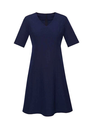 Siena Womens Extended Short Sleeve Mid Dress (BZ-RD974L)