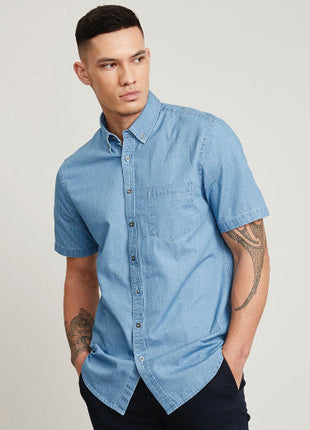 Indie Mens Short Sleeve Shirt (BZ-S017MS)