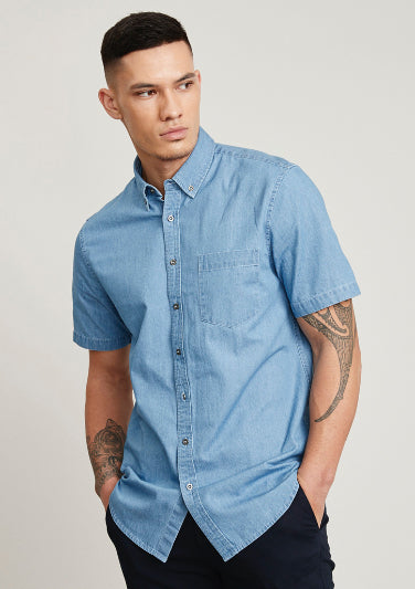 Indie Mens Short Sleeve Shirt (BZ-S017MS)