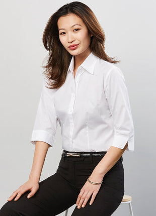 Ladies Base 3/4 Sleeve Shirt (BZ-S10521)