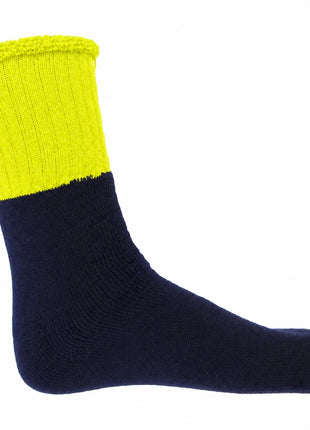 Hi-Vis 2 Tone Woolen Socks (3 Pair Pack) (DN-S105)