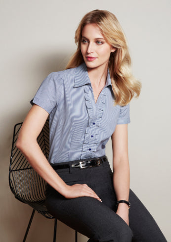 Ladies Edge Short Sleeve Shirt (BZ-S267LS)
