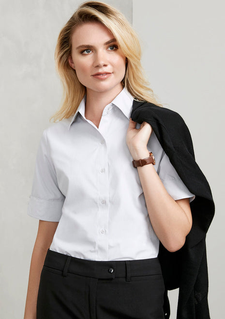 Ladies Ambassador Short Sleeve Shirt (BZ-S29522)