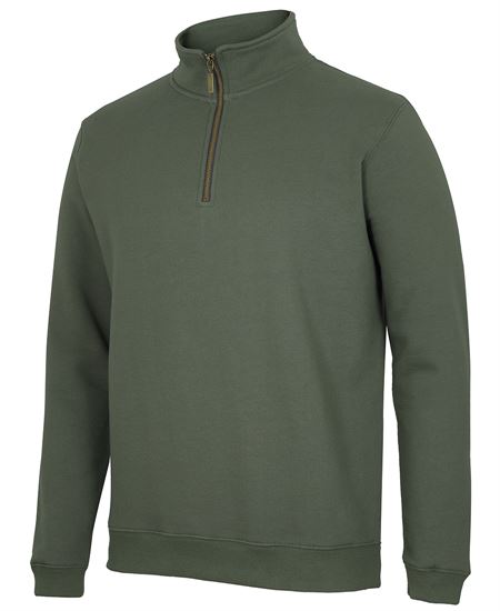 Brass 1/2 Zip Sweat (JB-S3FSZ)