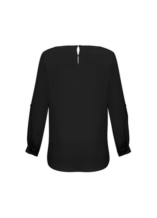 Ladies Madison Boatneck Blouse (BZ-S828LL)