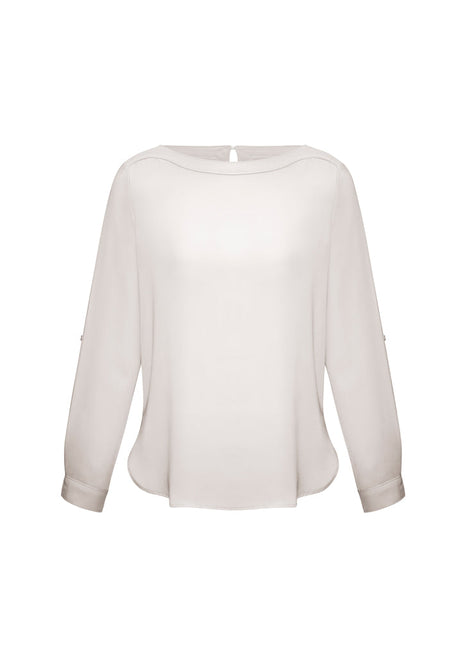Ladies Madison Boatneck Blouse (BZ-S828LL)