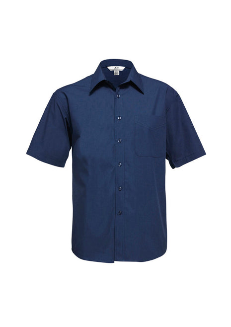 Mens Micro Check Short Sleeve Shirt (BZ-SH817)