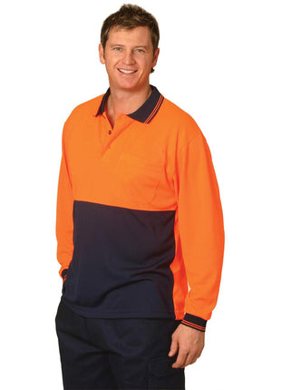 Hi Vis CoolDry® Safety Polo Long Sleeve (WS-SW05CD)