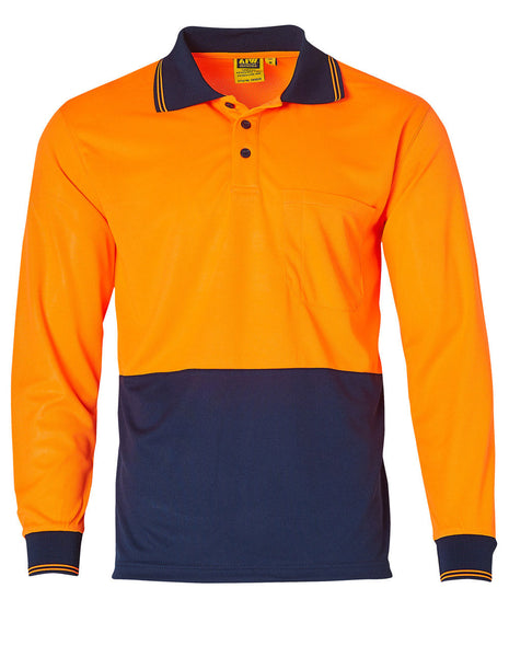 Hi Vis TrueDry® Safety Polo Long Sleeve (WS-SW05TD)