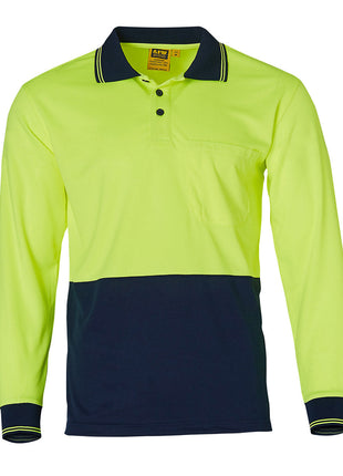 Hi Vis CoolDry® Safety Polo Long Sleeve (WS-SW05CD)