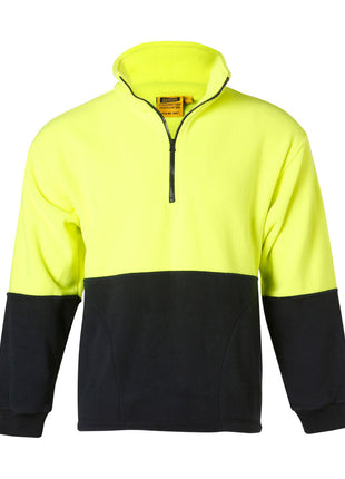 Hi Vis Polar Fleece Half Zip Pullover (WS-SW07)