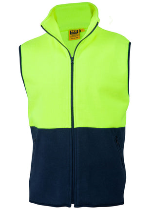 Hi Vis Two Tone Polar Fleecy Vest (WS-SW08)