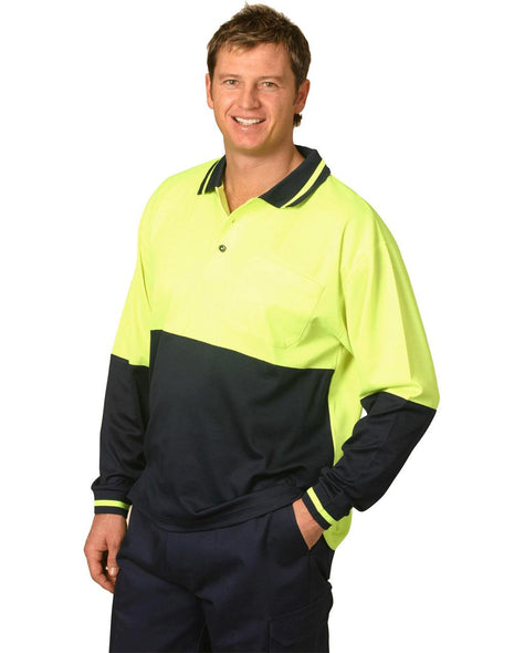 Hi Vis TrueDry® Safety Polo Long Sleeve (WS-SW11)