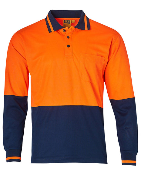 Hi Vis TrueDry® Safety Polo Long Sleeve (WS-SW11)