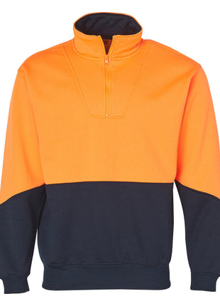 Hi Vis Long Sleeve Windcheater Collar (WS-SW13A)