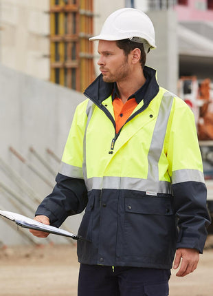 Hi Vis Two Tone Rain Proof Safety Jacket With 3M® Tapes (WS-SW18A)