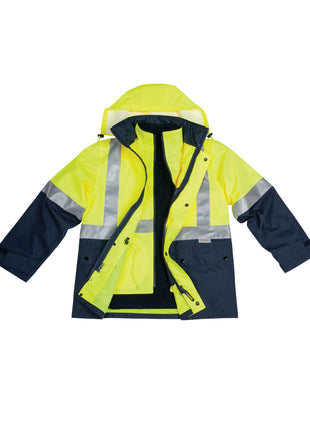 Hi Vis Three In One Safety Jacket With 3M® Tapes (WS-SW20A)