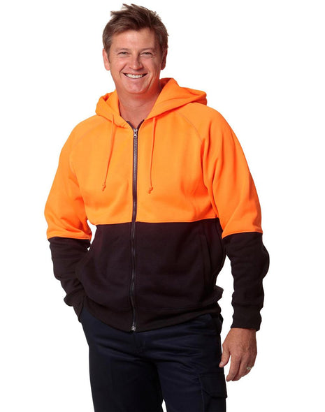 Hi Vis Two Tone Fleecy Hoodie (WS-SW24)