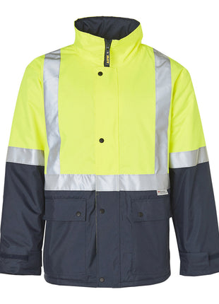 Hi Vis Two Tone Rain Proof Quilted Safety Jacket With 3M® Tapes (WS-SW28A)