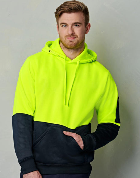 Hi Vis Two Tone Kangaroo Pocket Hoodie (WS-SW38)