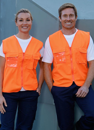Hi Vis Safety Vest With ID Pocket (WS-SW41)