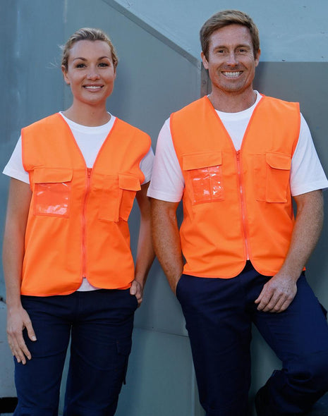 Hi Vis Safety Vest With ID Pocket (WS-SW41)
