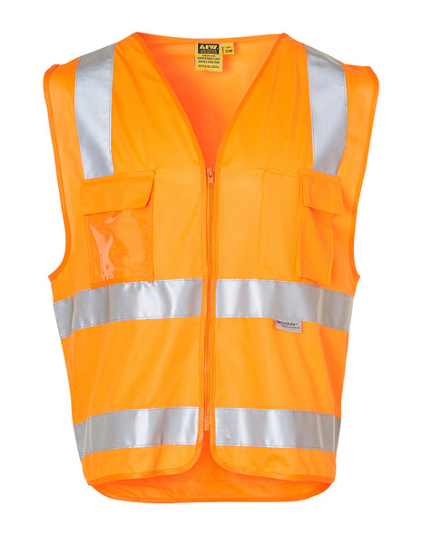 Hi Vis Safety Vest With ID Pocket & Reflective Tapes (WS-SW42)