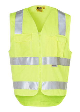 Hi Vis Safety Vest With ID Pocket & Reflective Tapes (WS-SW42)