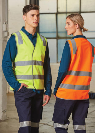 Hi Vis Safety Vest With Shoulder Reflective Tapes (WS-SW43)