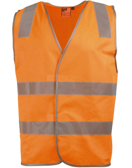 Hi Vis Safety Vest With Shoulder Reflective Tapes (WS-SW43)