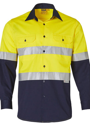 Hi VIs Cotton Drill Shirt 3M® Tape (WS-SW60)
