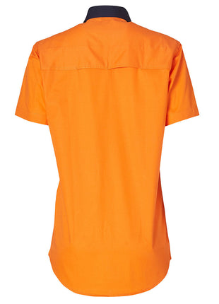 Womens Hi Vis Short Sleeve Safety Shirt (WS-SW63)