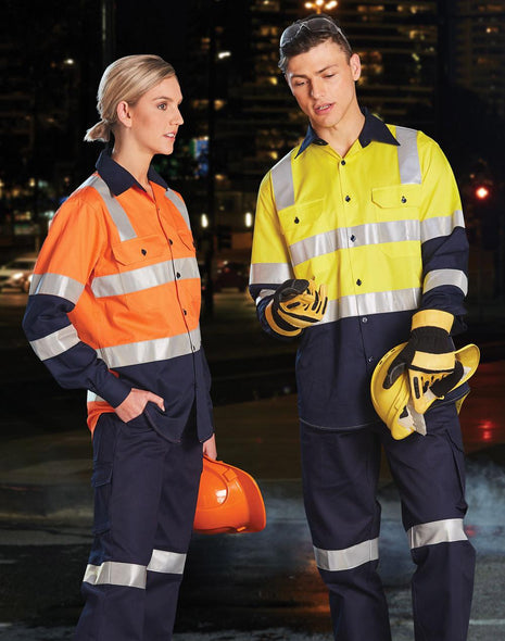 Biomotion Two Tone Safety Shirt With X Tape (WS-SW70)