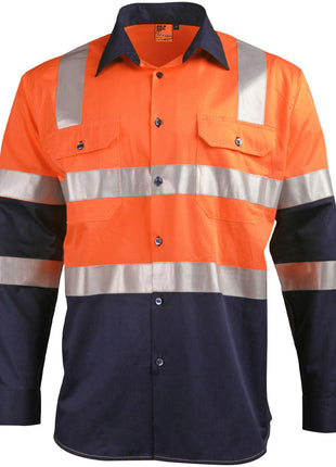 Biomotion Two Tone Safety Shirt With X Tape (WS-SW70)
