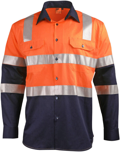 Biomotion Two Tone Safety Shirt With X Tape (WS-SW70)